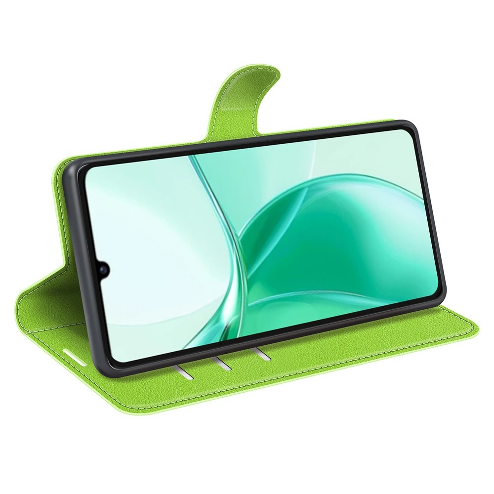 Litchi knižkové puzdro na ZTE Blade A35 - zelené
