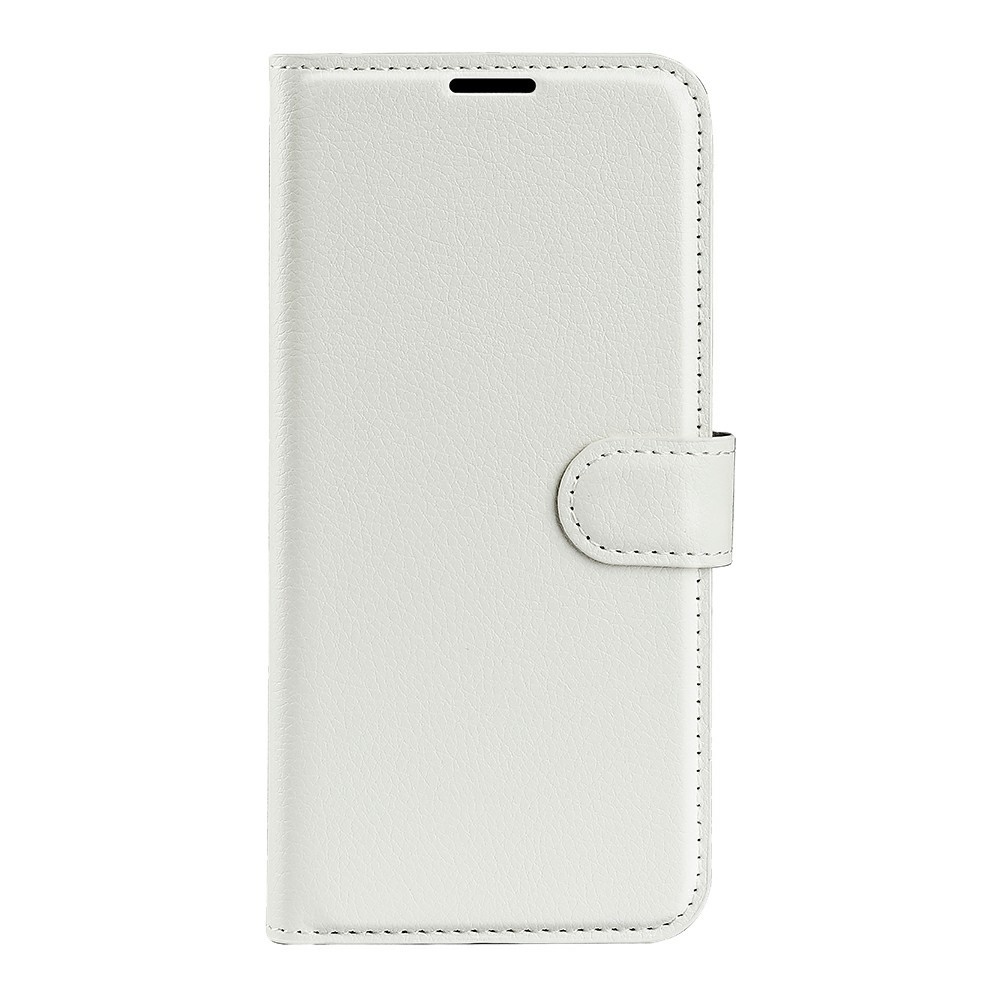 Litchi knižkové puzdro na ZTE Blade A75 5G - biele