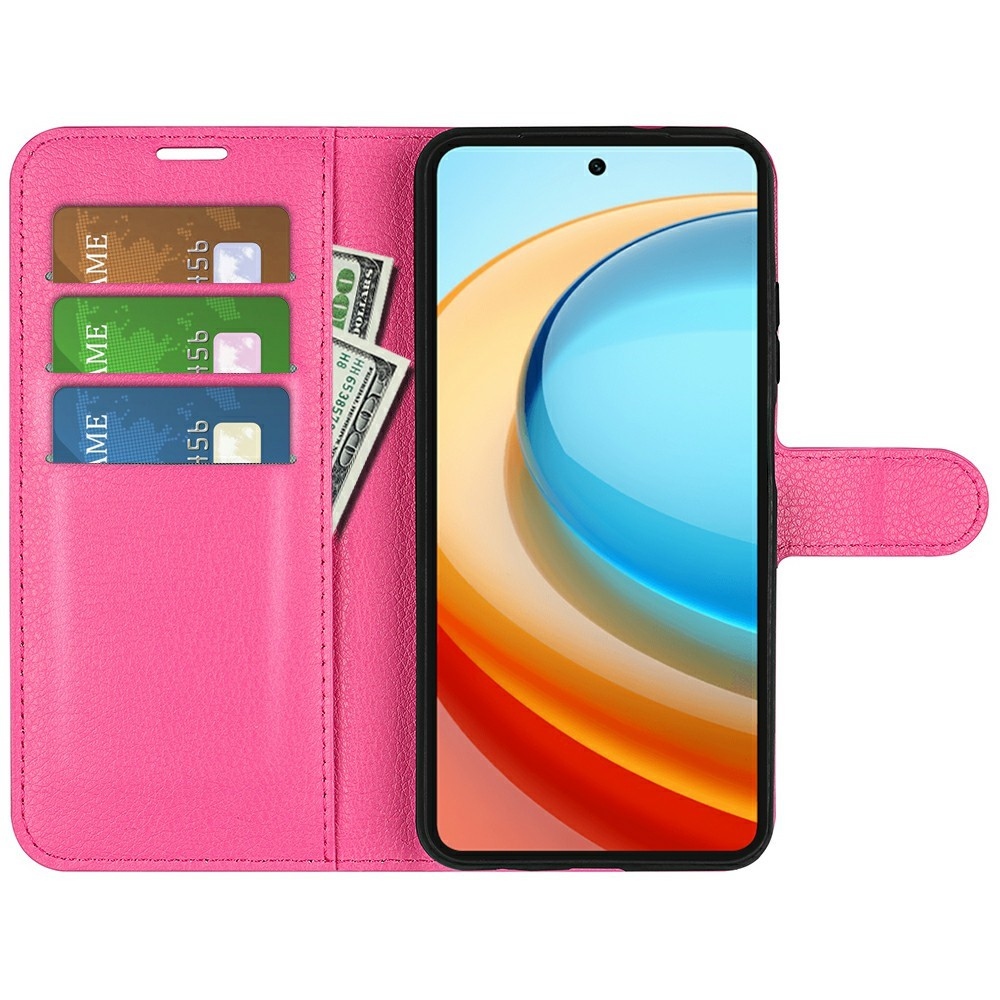 Litchi knižkové puzdro na ZTE Blade A75 5G - rose