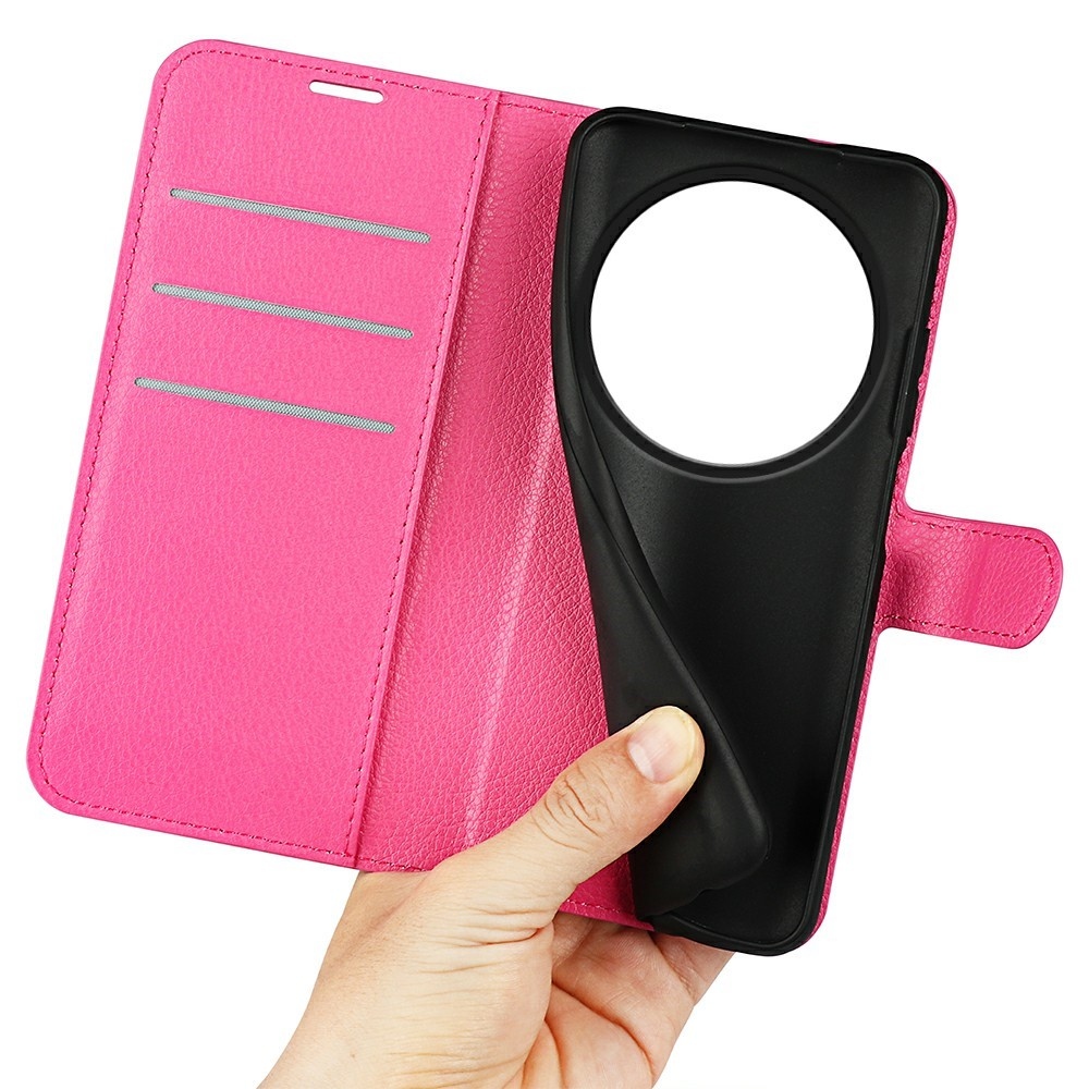 Litchi knižkové puzdro na ZTE Blade A75 5G - rose