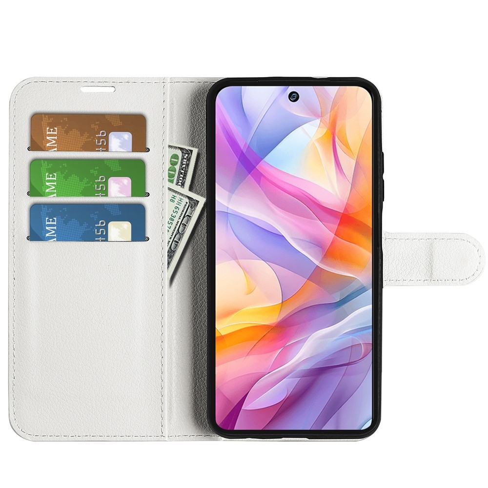 Litchi knižkové puzdro na ZTE Blade V70 Vita - biele