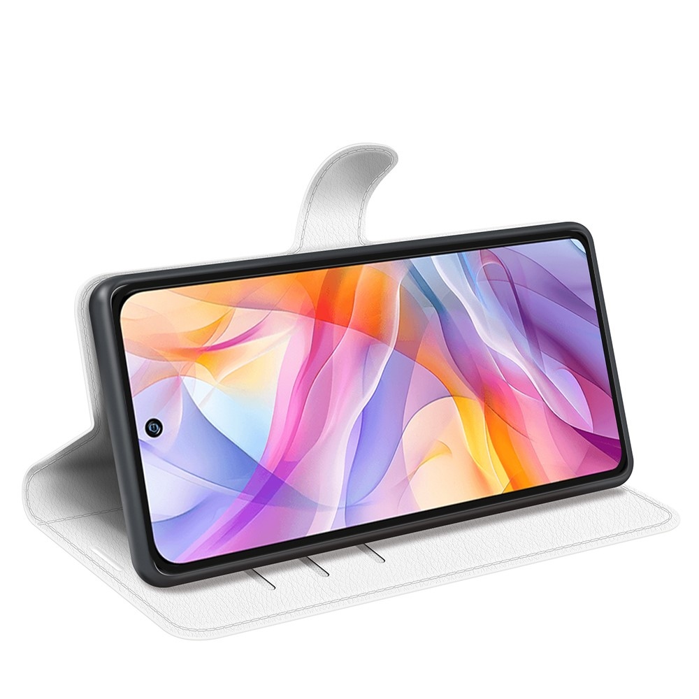 Litchi knižkové puzdro na ZTE Blade V70 Vita - biele