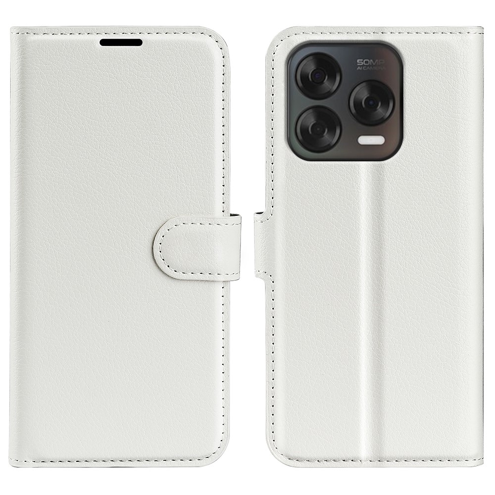 Litchi knižkové puzdro na ZTE Blade V70 Vita - biele