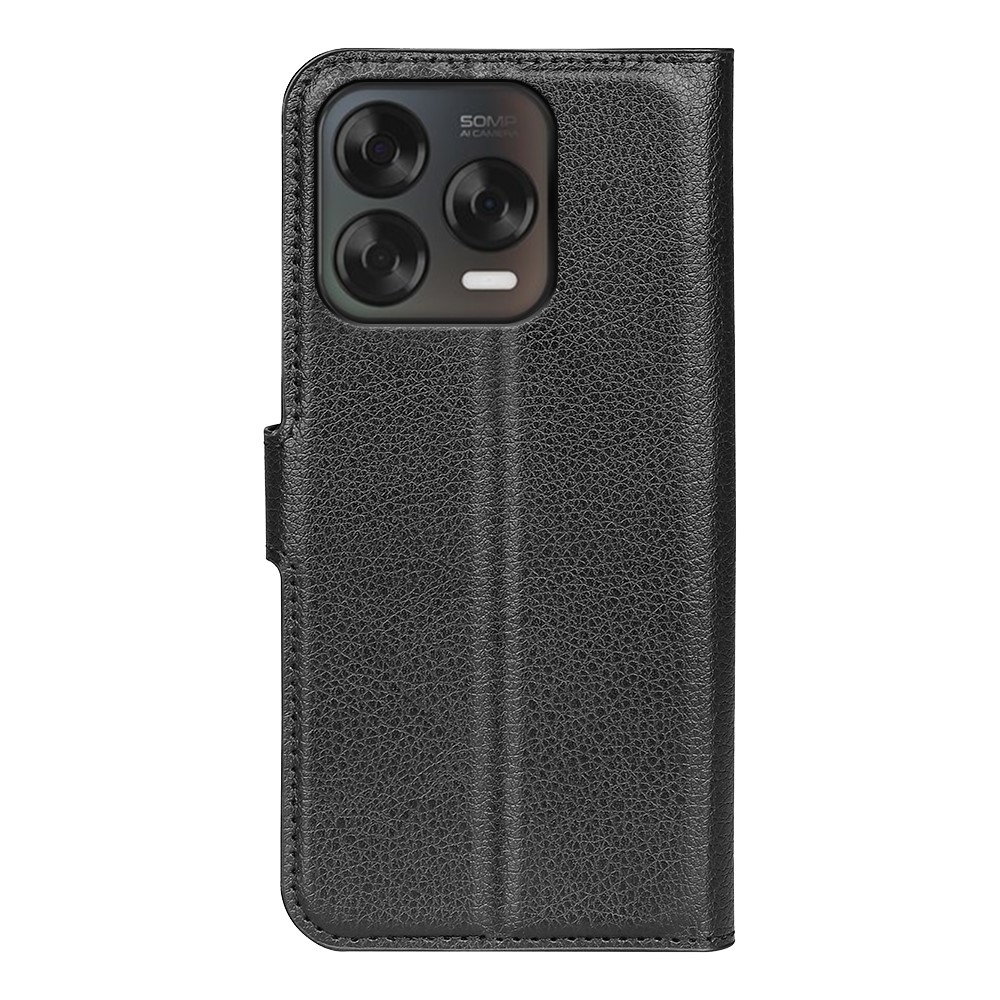Litchi knižkové puzdro na ZTE Blade V70 Vita - čierne