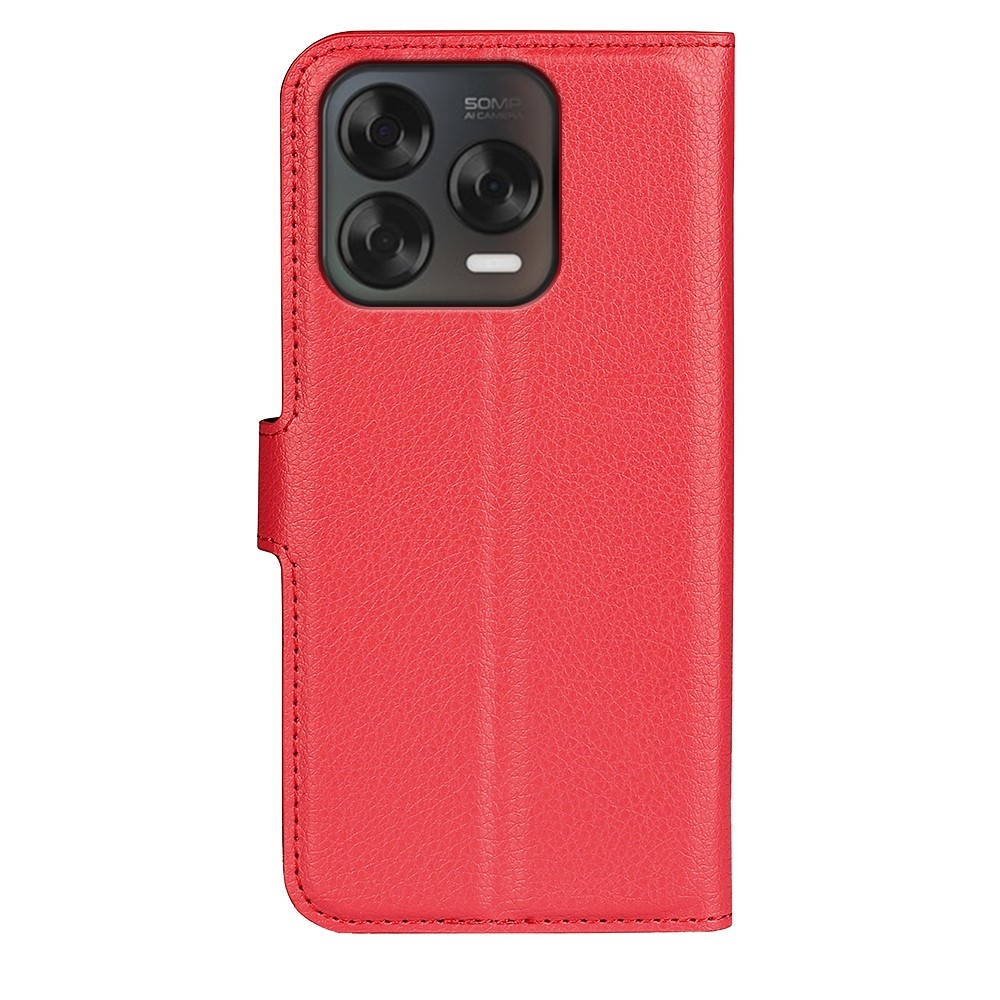 Litchi knižkové puzdro na ZTE Blade V70 Vita - červené