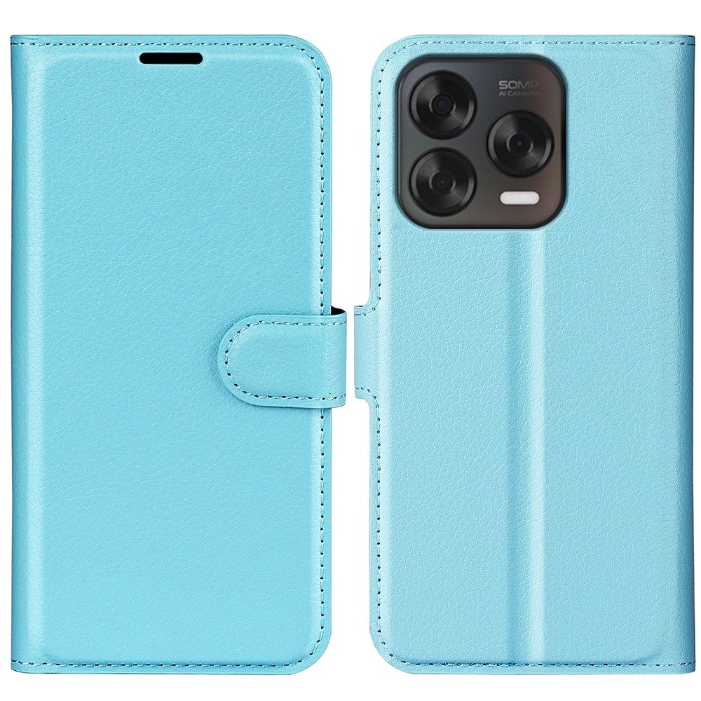 Litchi knižkové puzdro na ZTE Blade V70 Vita - modré