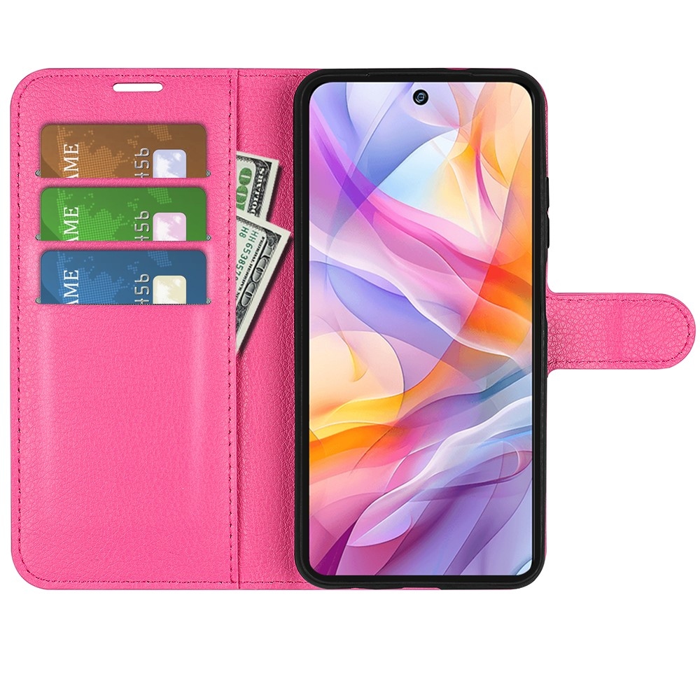 Litchi knižkové puzdro na ZTE Blade V70 Vita - rose