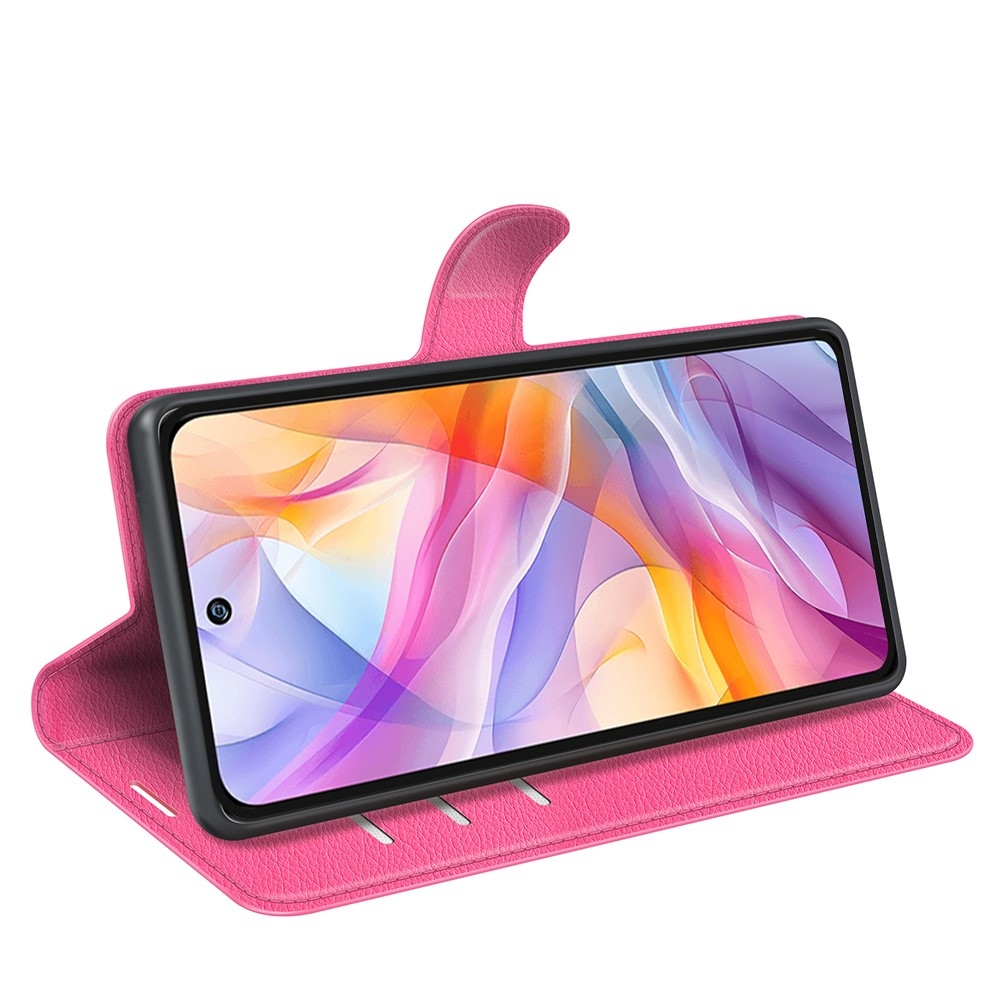Litchi knižkové puzdro na ZTE Blade V70 Vita - rose