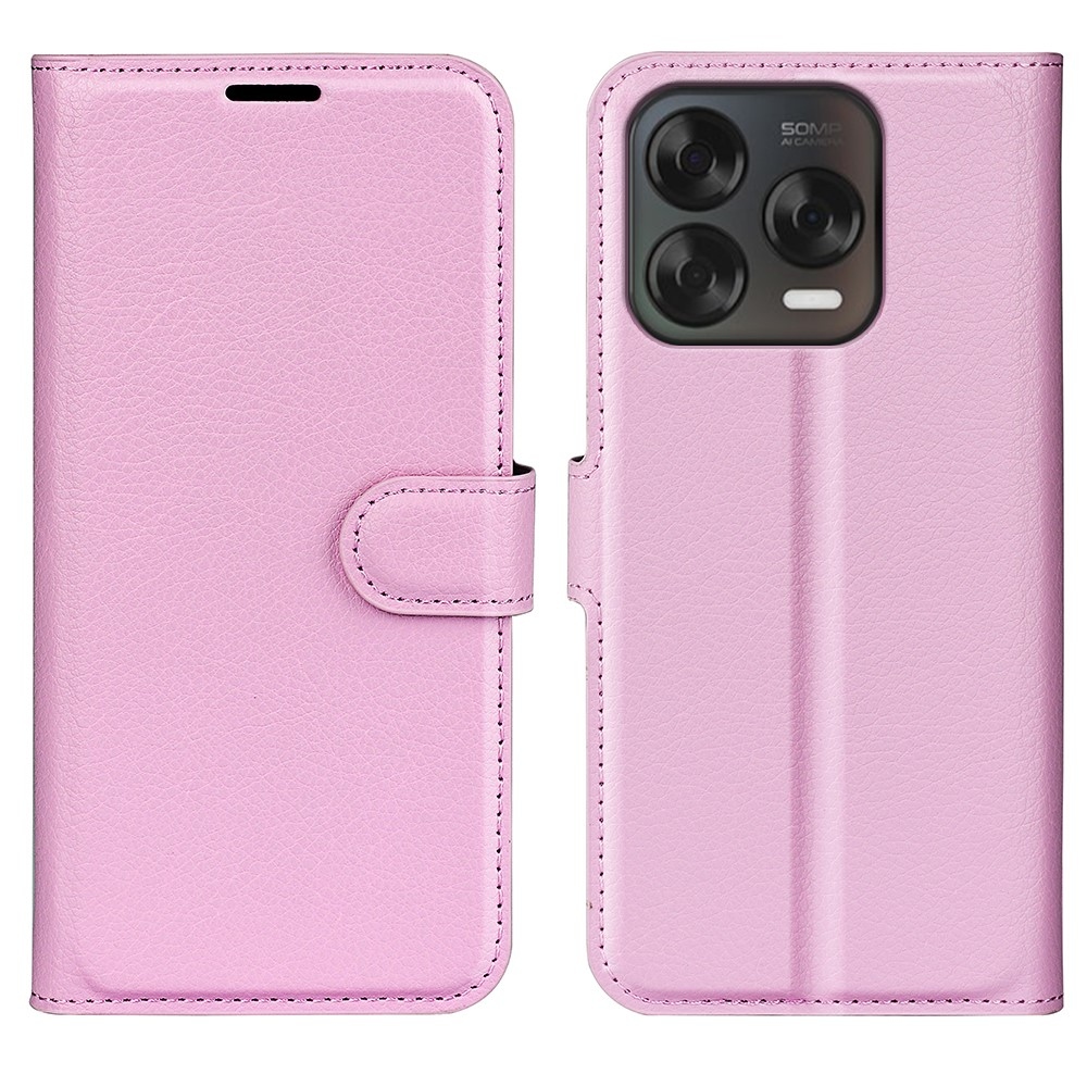 Litchi knižkové puzdro na ZTE Blade V70 Vita - ružové