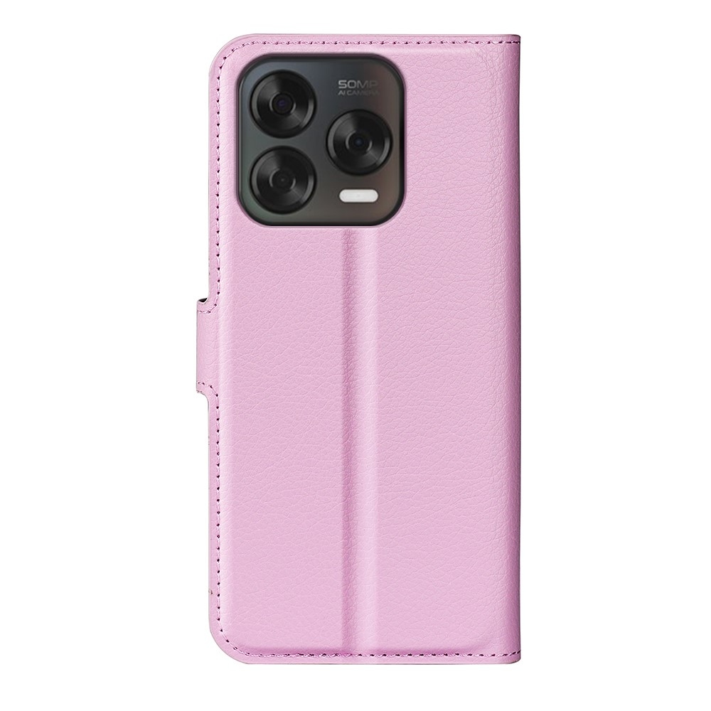 Litchi knižkové puzdro na ZTE Blade V70 Vita - ružové