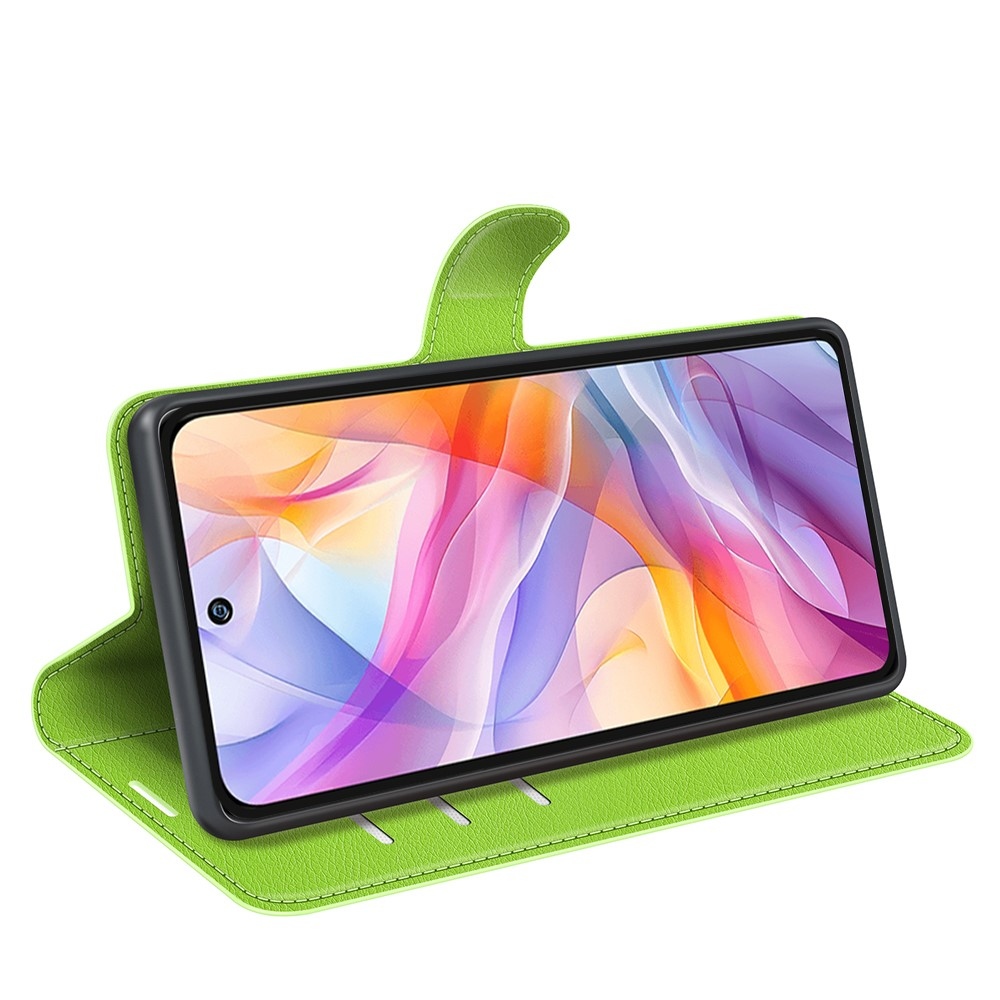 Litchi knižkové puzdro na ZTE Blade V70 Vita - zelené