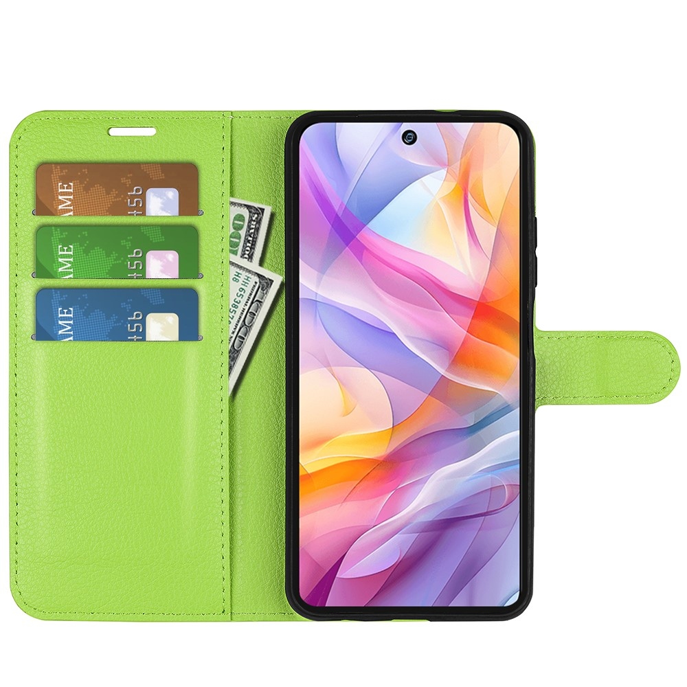 Litchi knižkové puzdro na ZTE Blade V70 Vita - zelené