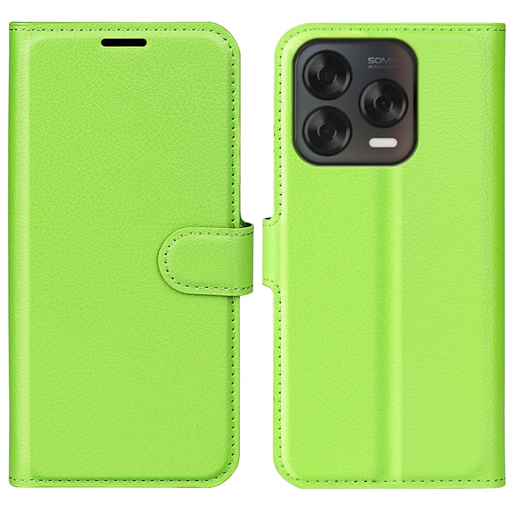 Litchi knižkové puzdro na ZTE Blade V70 Vita - zelené