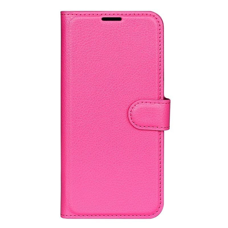 Litchi peňaženkové púzdro na mobil Nokia G60 5G - rose