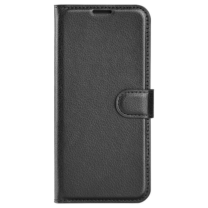 Litchi peňaženkové púzdro pre mobil Xiaomi Redmi Note 11 Pro 4G/5G - čierne