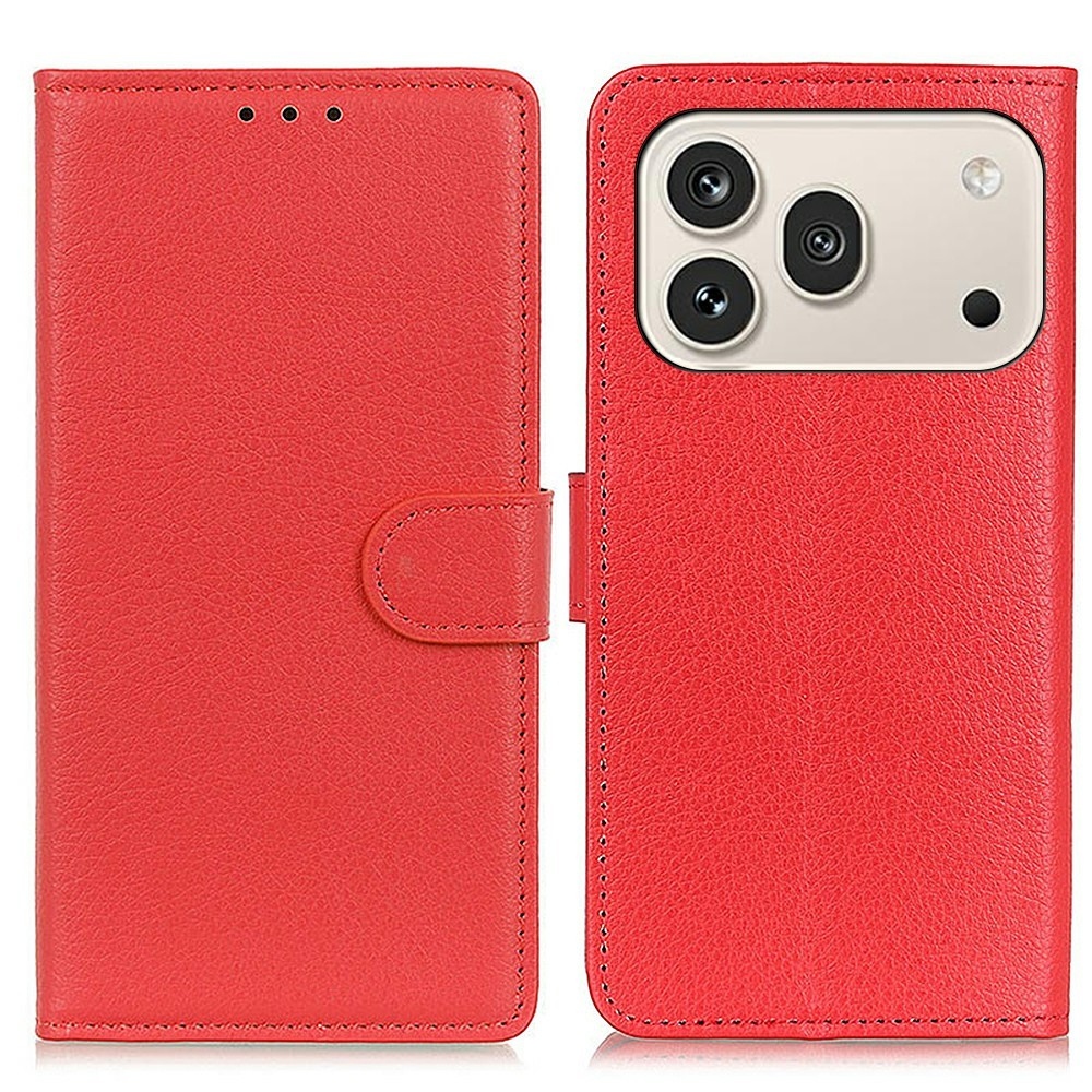 Litchie knižkové puzdro na Honor 600 Pro 5G/Honor 600 5G - červené