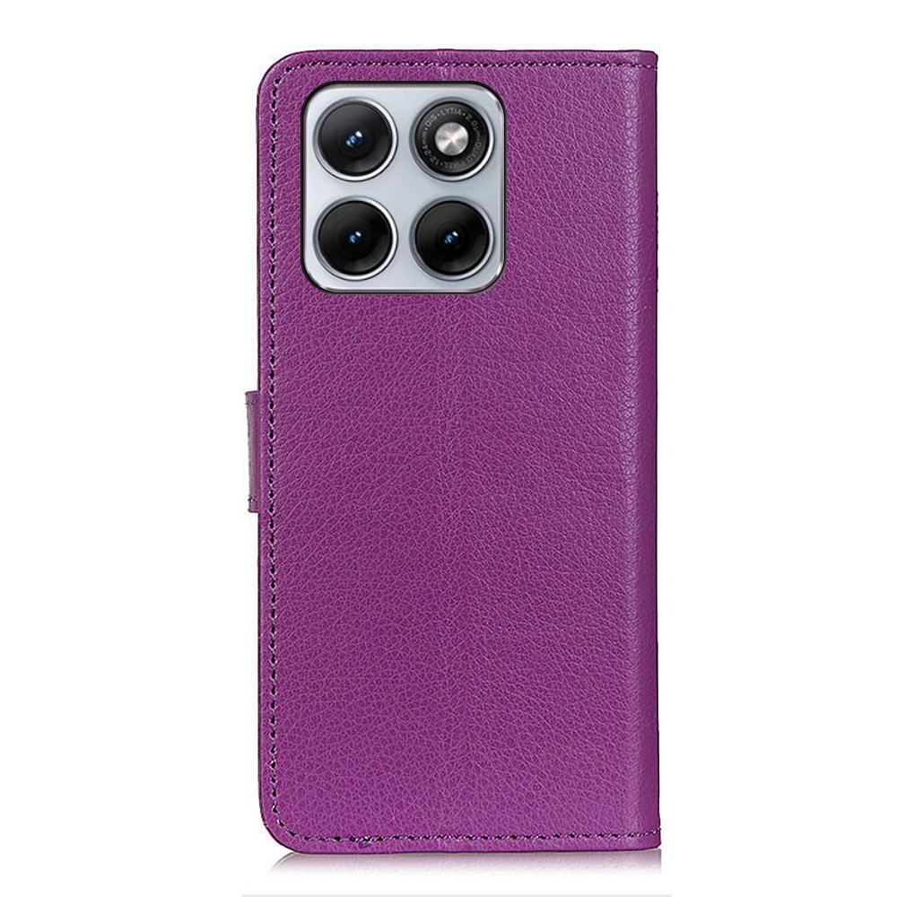 Litchie knižkové púzdro na Motorola Edge 70 Fusion 5G - fialové