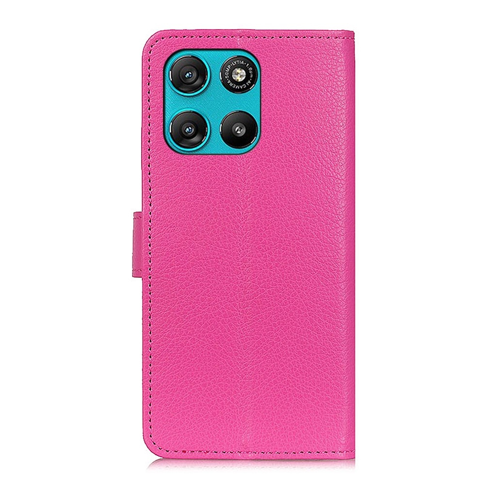 Litchie knižkové púzdro na Motorola Moto G57 Power 5G - rose