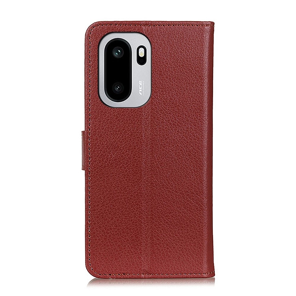 Litchie knižkové puzdro na OnePlus 15R 5G - hnedé