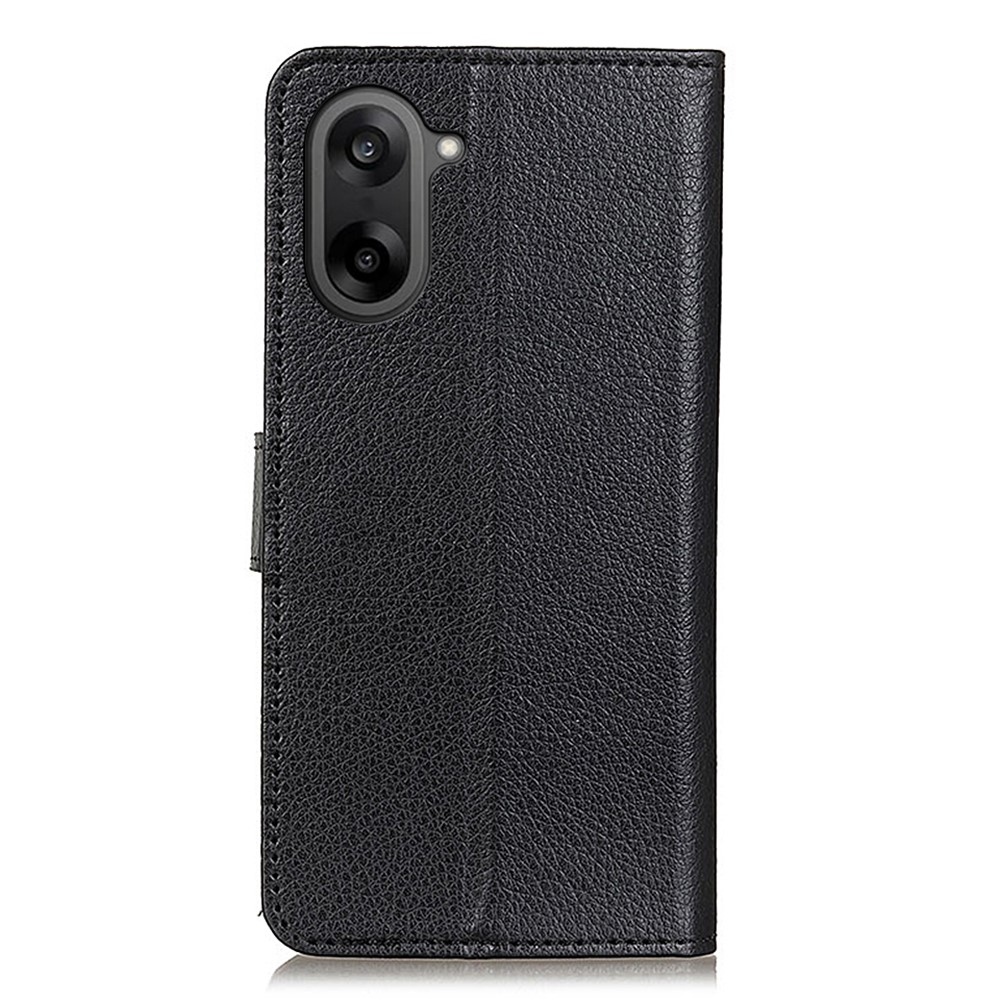 Litchie knižkové púzdro na OnePlus Nord CE5 5G - čierne