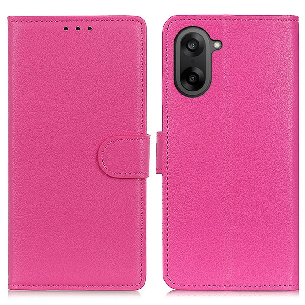 Litchie knižkové púzdro na OnePlus Nord CE5 5G - rose