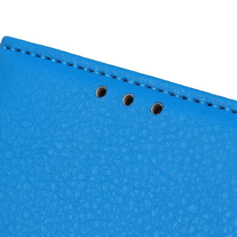 Litchie knižkové púzdro na Samsung Galaxy Xcover 6 Pro - modré