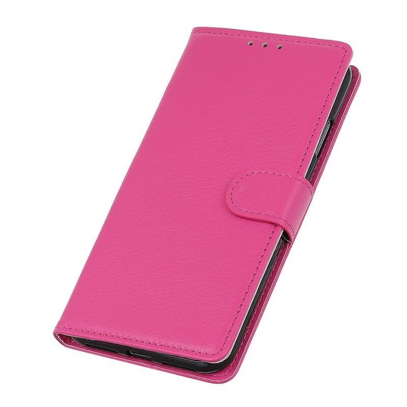 Litchie knižkové púzdro na Samsung Galaxy Xcover 6 Pro - rose