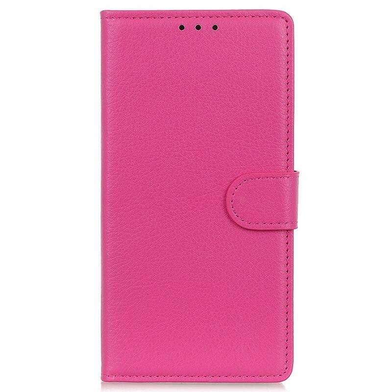 Litchie knižkové púzdro na Samsung Galaxy Xcover 6 Pro - rose