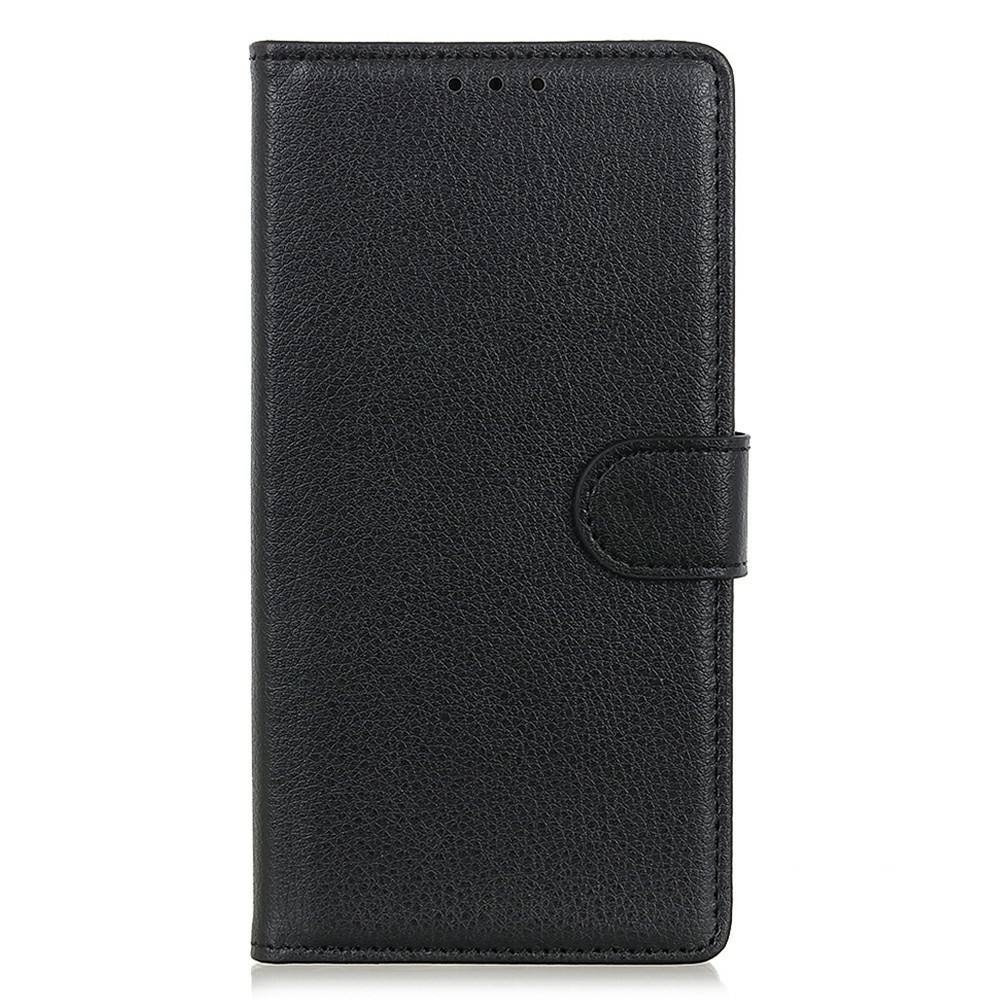 Litchie knižkové púzdro na Xiaomi 17T Pro - čierne