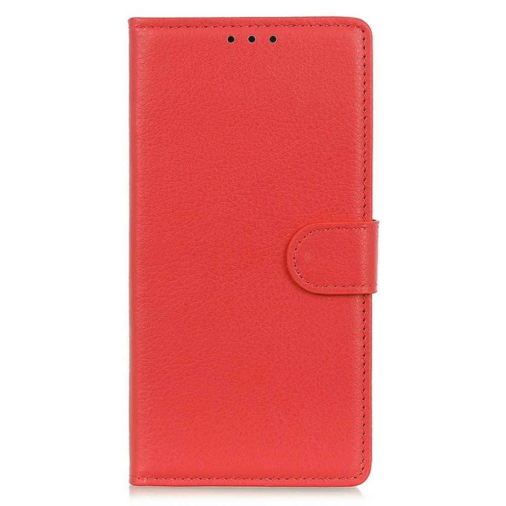 Litchie knižkové púzdro na Xiaomi 17T Pro - červené