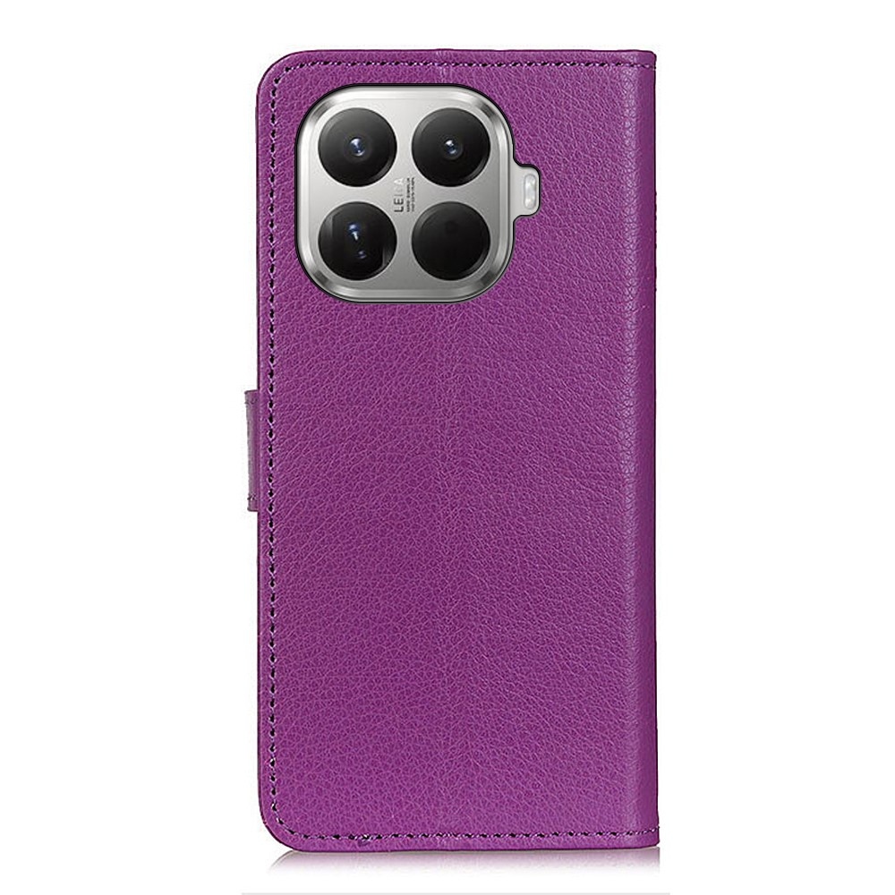 Litchie knižkové púzdro na Xiaomi 17T Pro - fialové