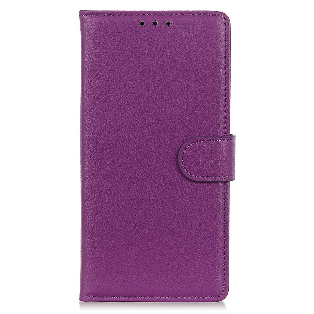 Litchie knižkové púzdro na Xiaomi 17T Pro - fialové