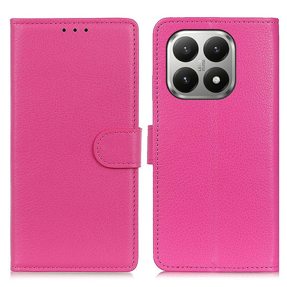 Litchie knižkové púzdro na Xiaomi 17T Pro - rose