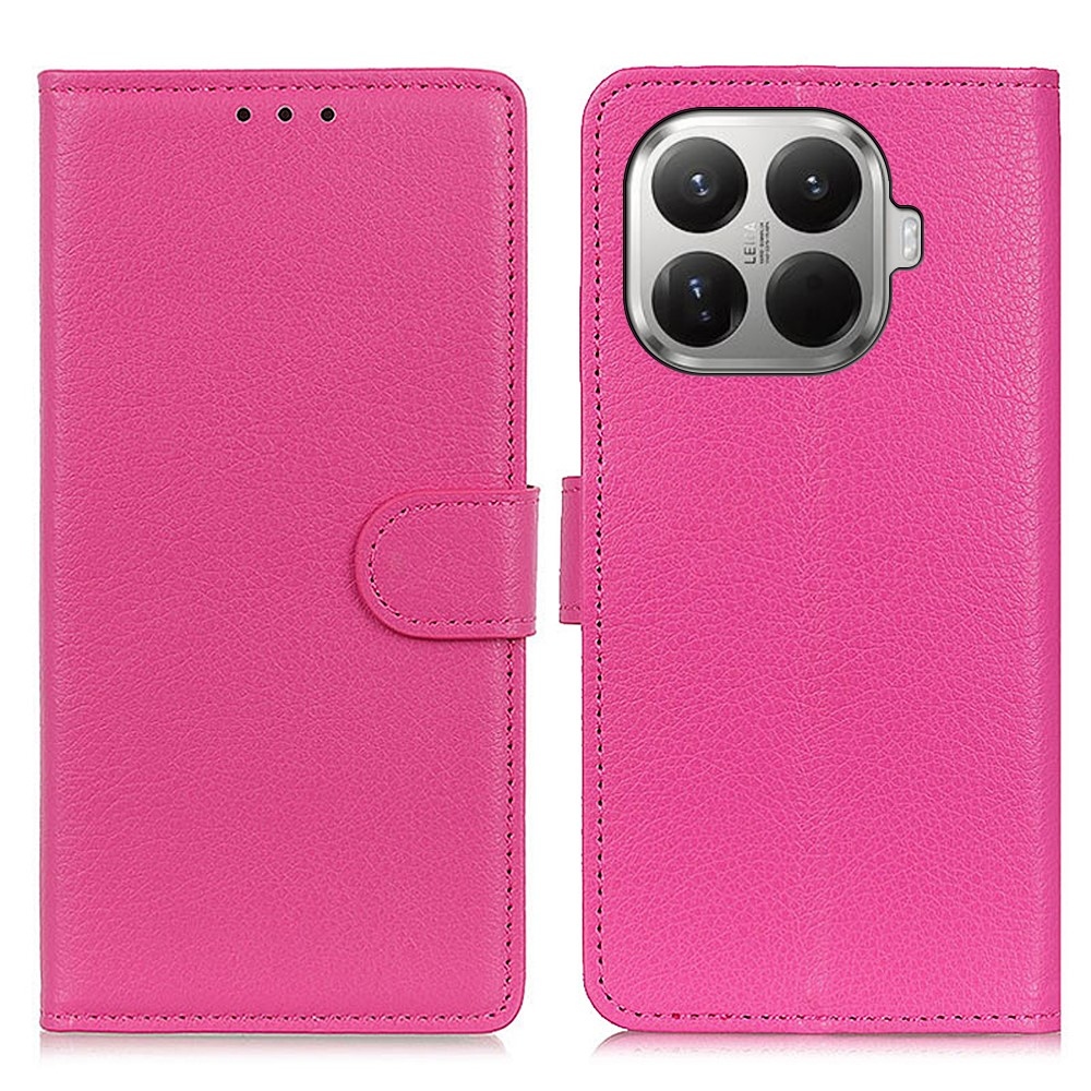 Litchie knižkové púzdro na Xiaomi 17T Pro - rose