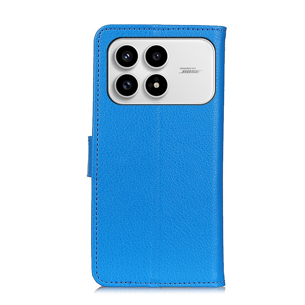 Litchie knižkové púzdro na Xiaomi Poco F8 Pro 5G - modré