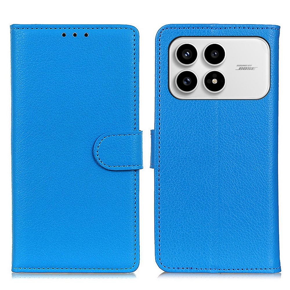 Litchie knižkové púzdro na Xiaomi Poco F8 Pro 5G - modré