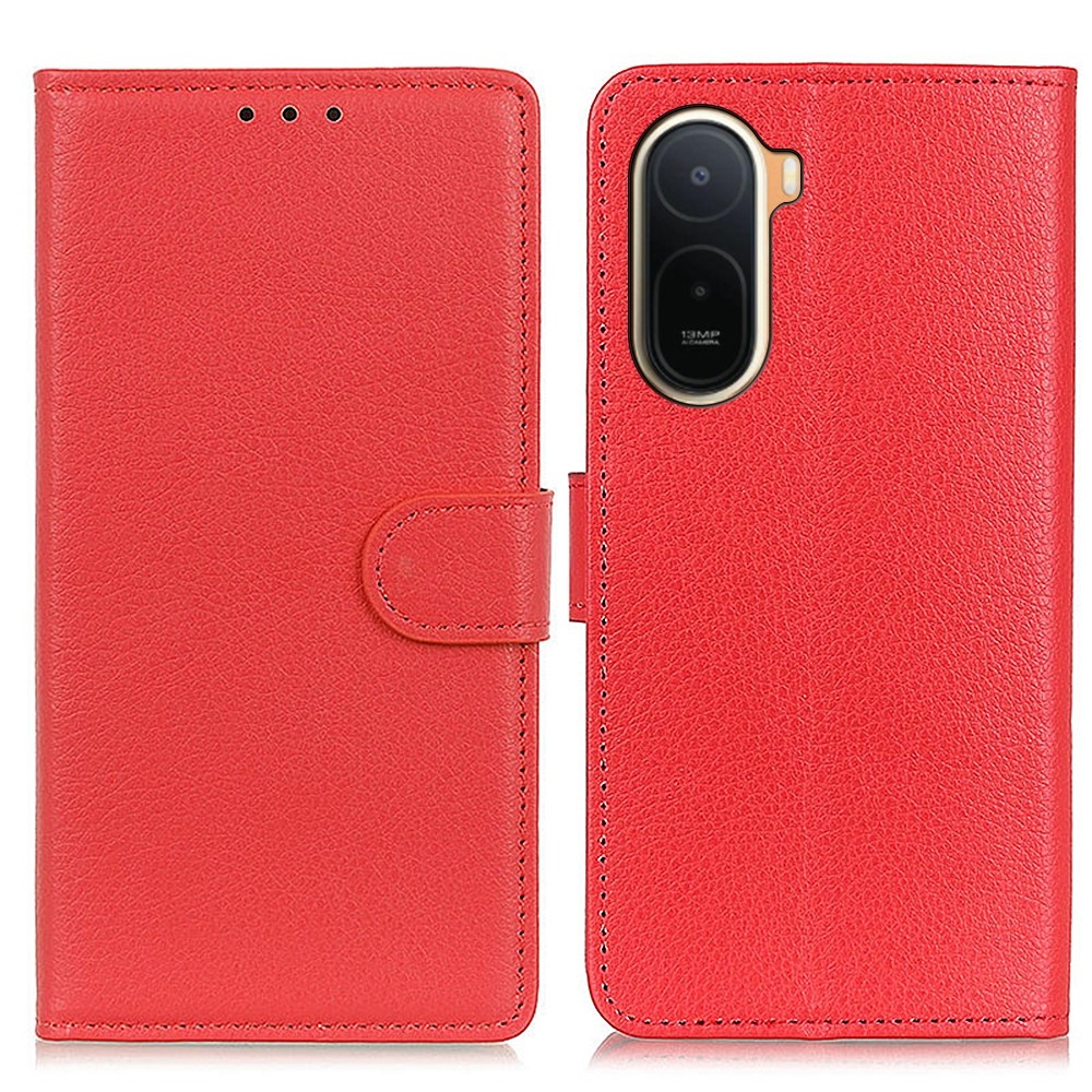 Litchie knižkové púzdro na Xiaomi Redmi A7 Pro - červené