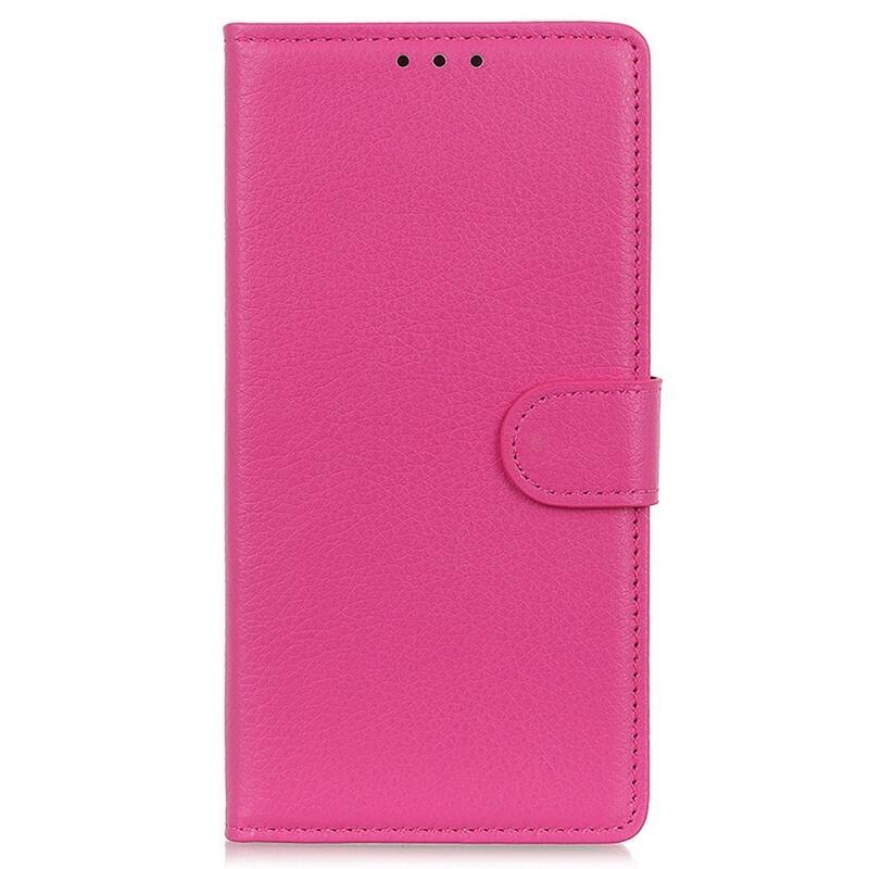 Litchie knižkové púzdro na Xiaomi Redmi Note 12S - rose