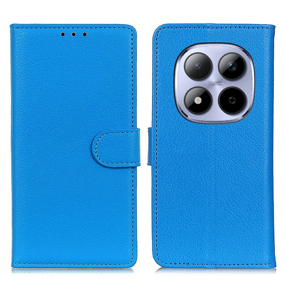 Litchie knižkové púzdro na Xiaomi Redmi Note 15 Pro 4G - modré