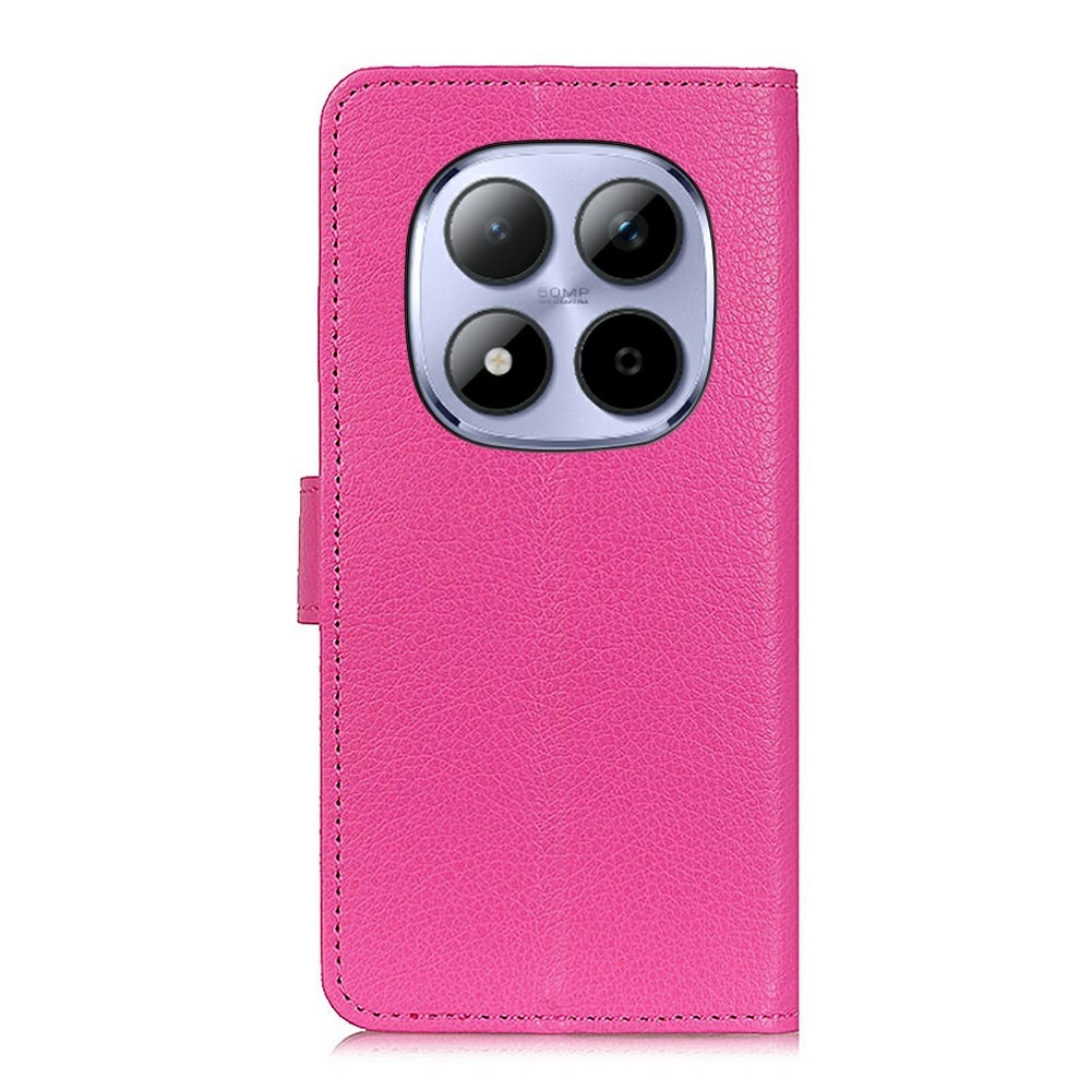 Litchie knižkové puzdro na Xiaomi Redmi Note 15 Pro 4G - rose