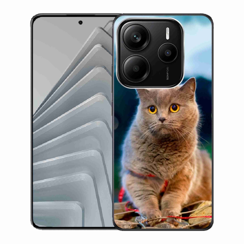 Gélový kryt mmCase na Xiaomi Redmi Note 14 5G - britská modrá 2