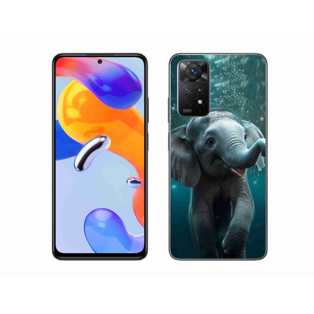 Gélový kryt mmCase na Xiaomi Redmi Note 11 Pro 4G/5G - sloník pod vodou