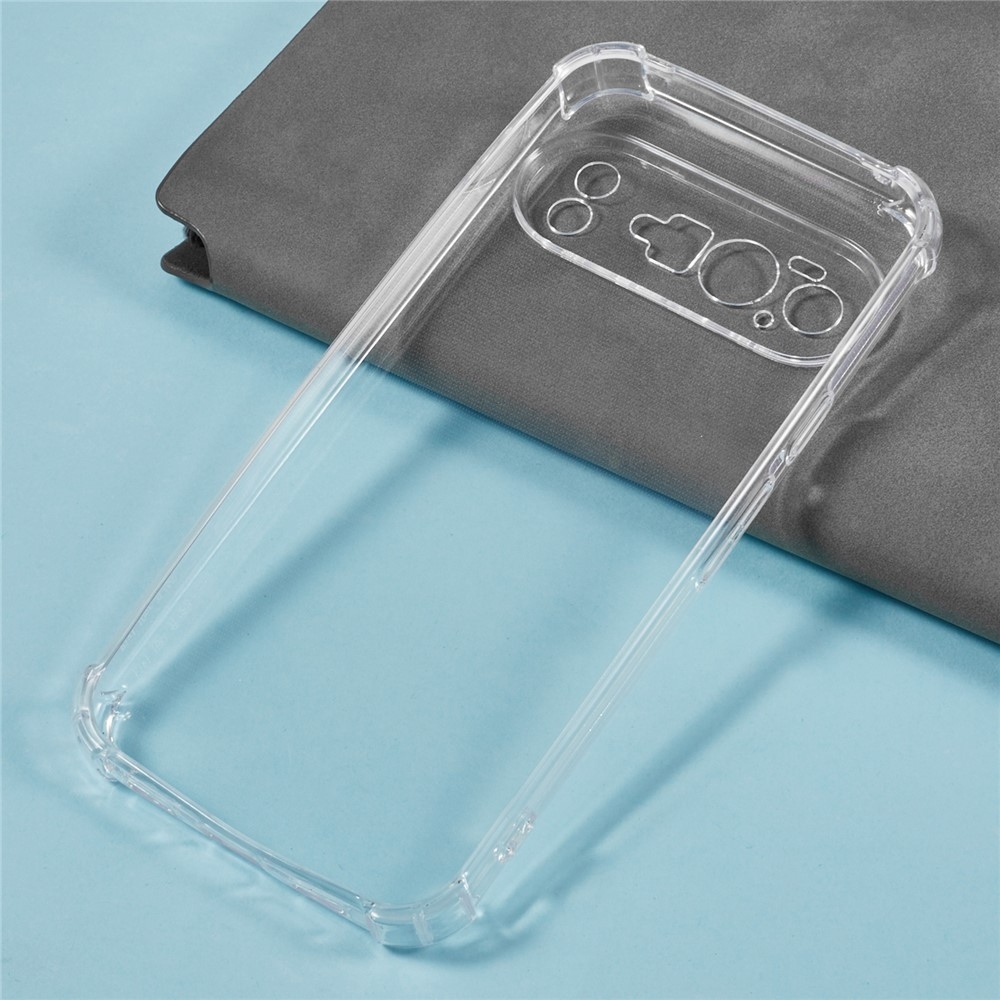 Priehľadný gélový obal so zosilnenými rohmi na Google Pixel 10 Pro XL