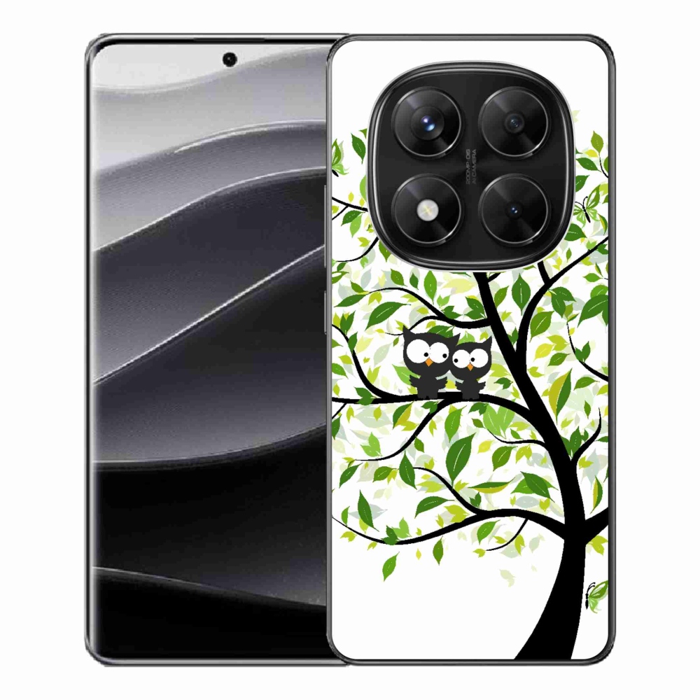 Gélový kryt mmCase na Xiaomi Redmi Note 14 Pro 5G/Poco X7 5G - sovičky na strome