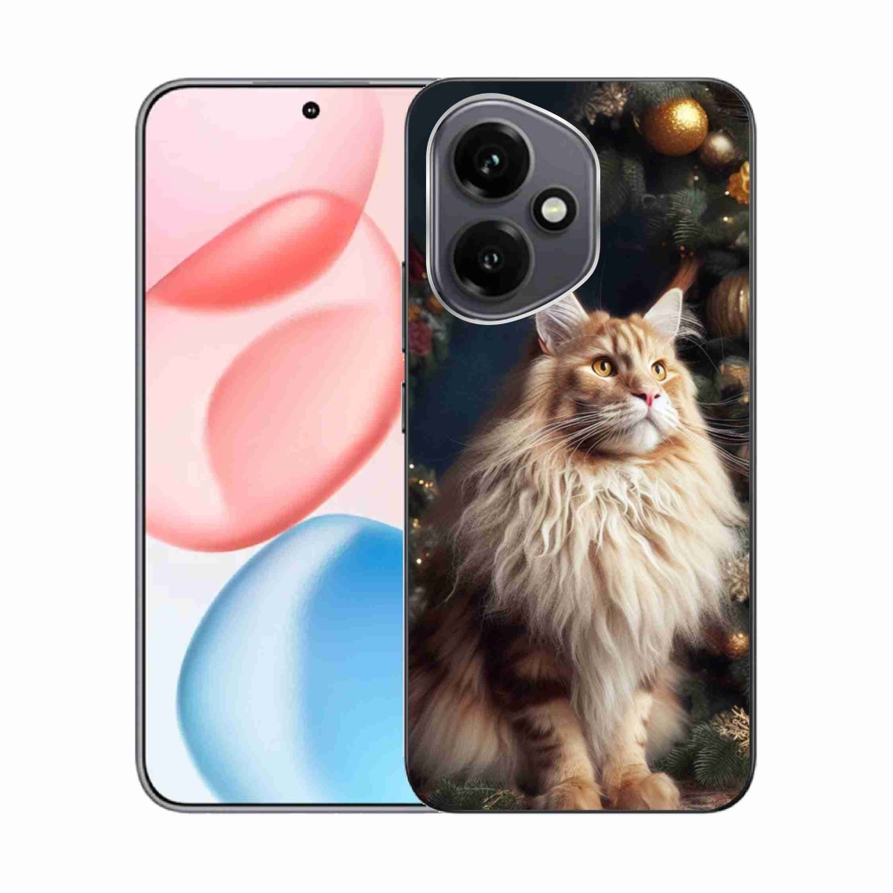 Gélový kryt mmCase na Honor 400 - mačka pri stromčeku