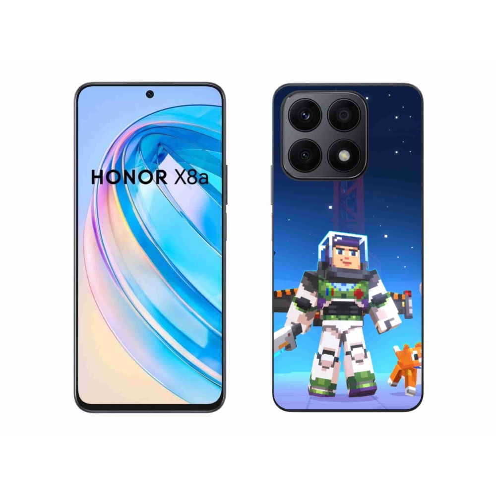 Gélový kryt mmCase na Honor X8a - minecraft 2