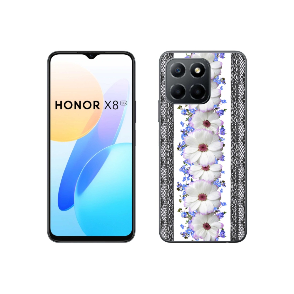 Gélový kryt mmCase na Honor X8 5G/70 Lite 5G - kvety 8