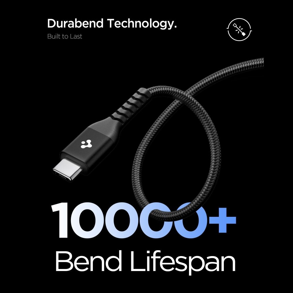 Spigen EB10010CCA dátový kábel USB-C/USB-C 100W 1m - čierny
