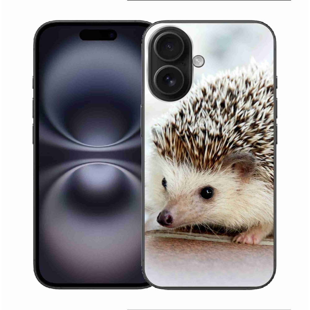 Gélový kryt mmCase na iPhone 16 - ježko