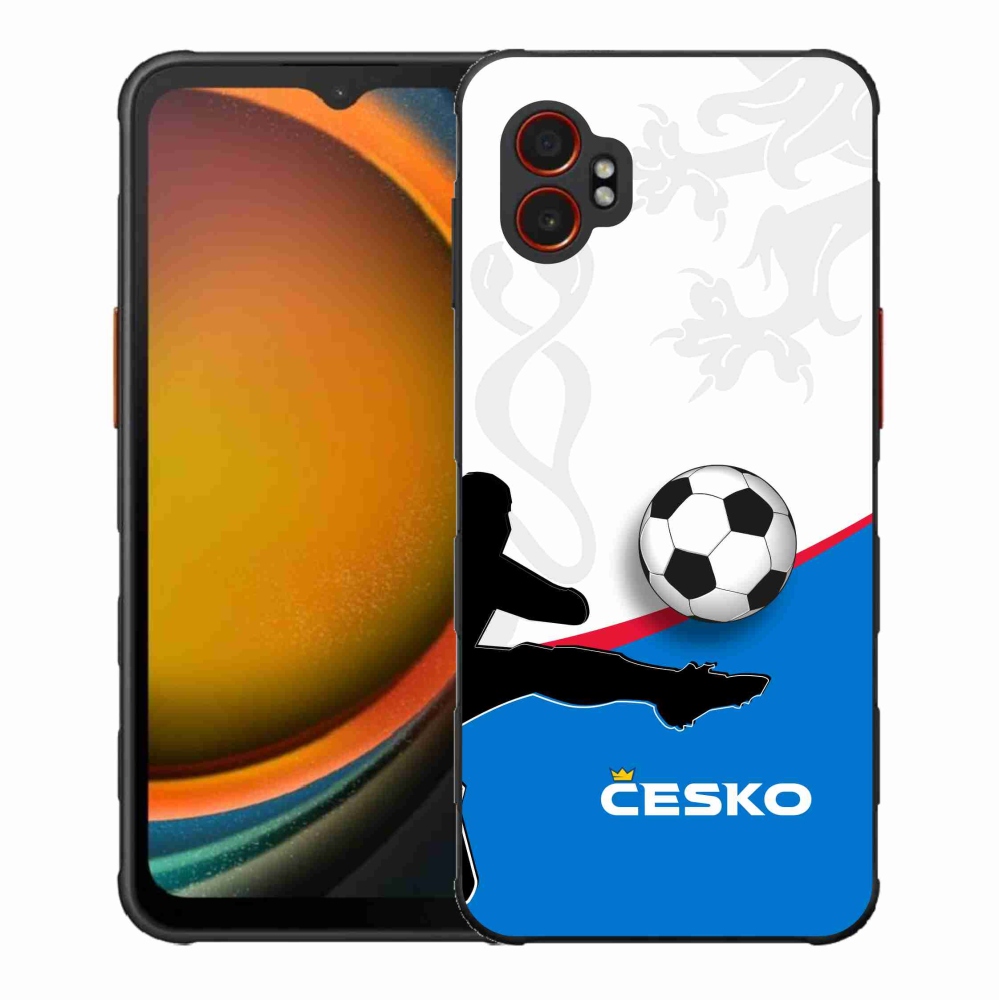 Gélový kryt mmCase na Samsung Galaxy Xcover 7 Pro - futbal Česko 3